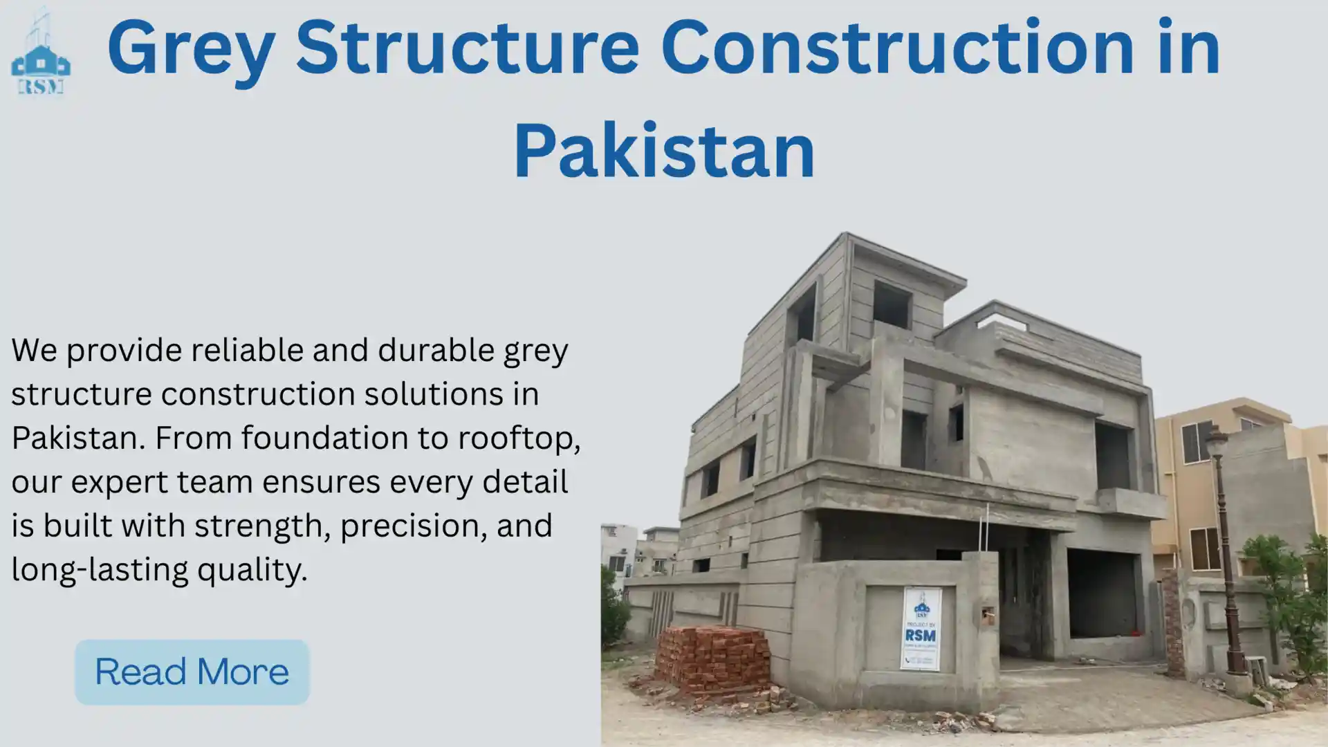 grey structure construction Pakistan