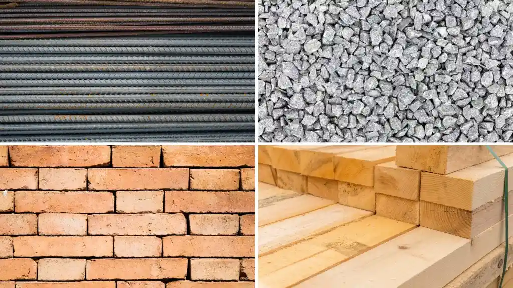 Construction Materials list