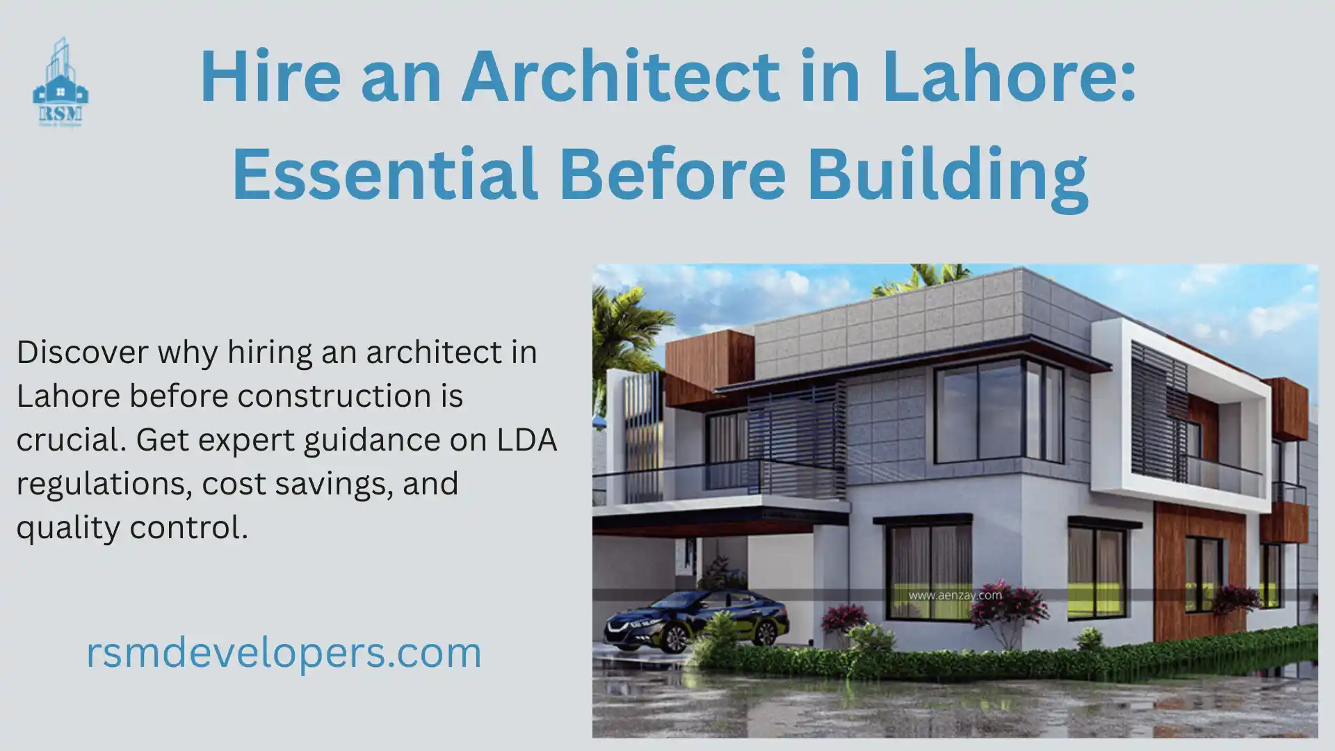 Hire an Architect in Lahore