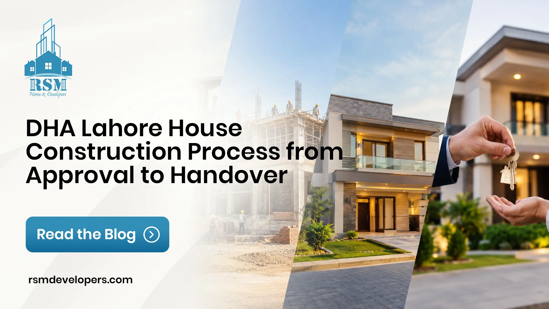 DHA Lahore house construction process from aproval to handover