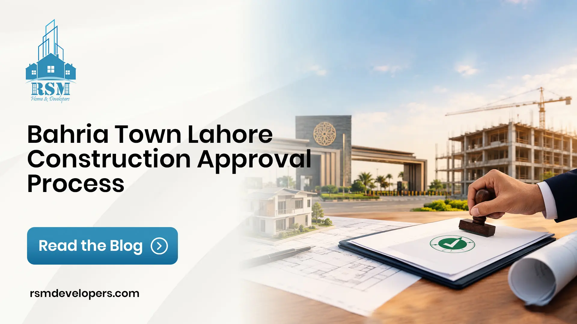 behria town lahore construction approval process